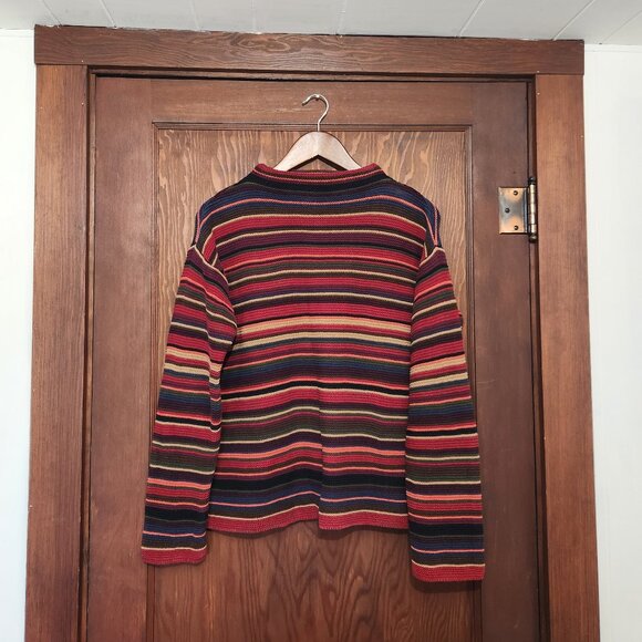 Jones New York Linen Blend Striped Sweater - Picture 1 of 6